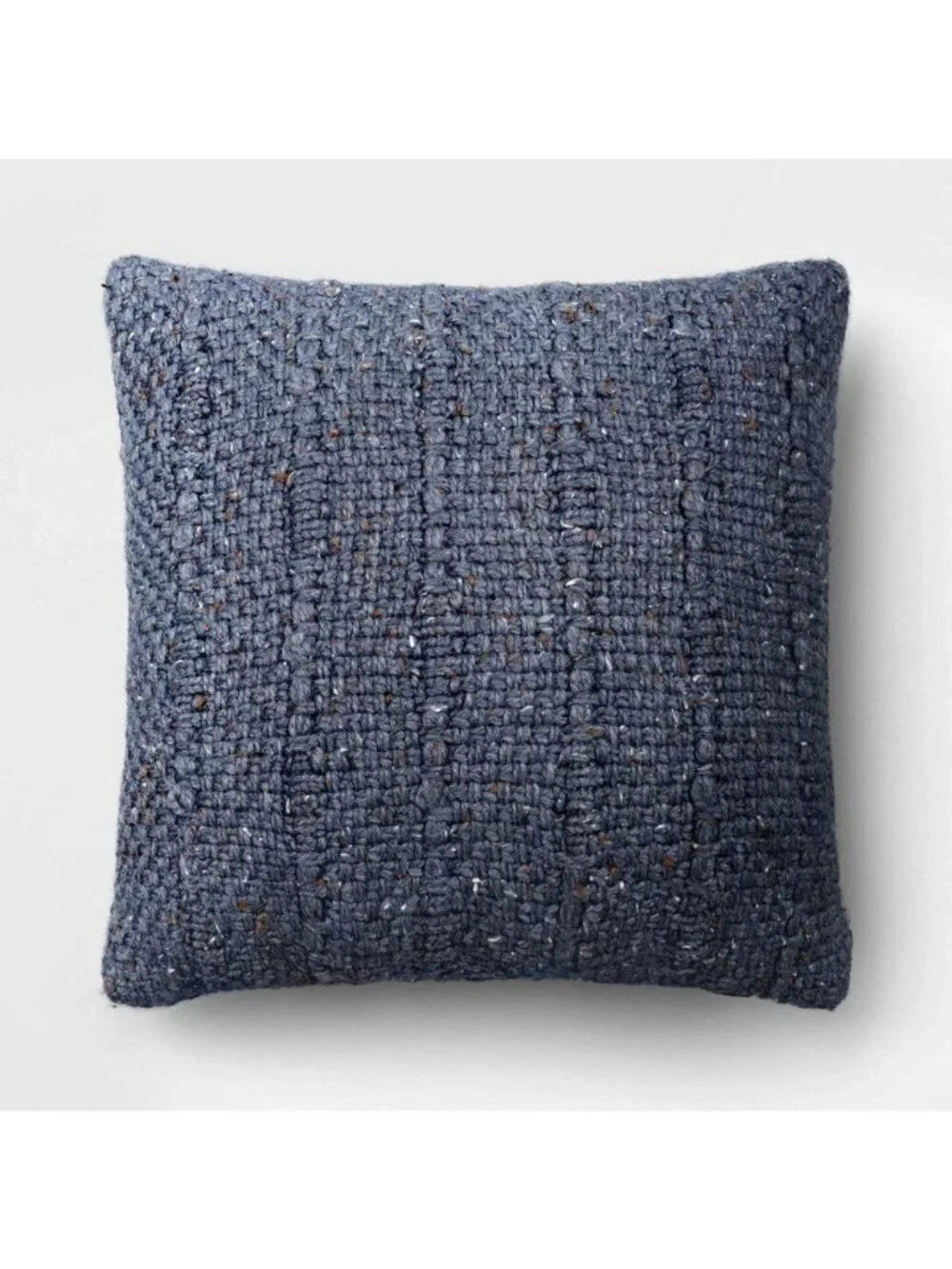 Marled Knit Accent Throw Pillow Threshold Dark Blue 18